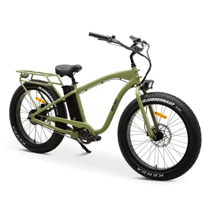 The Alpha Murf fat tyre electric bike in Jungle.