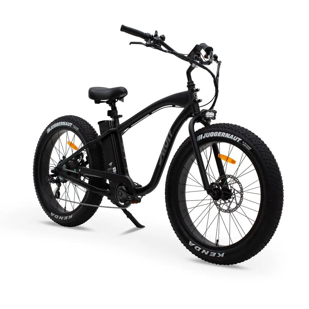 Fat Murf fat tyre electric bike in black.