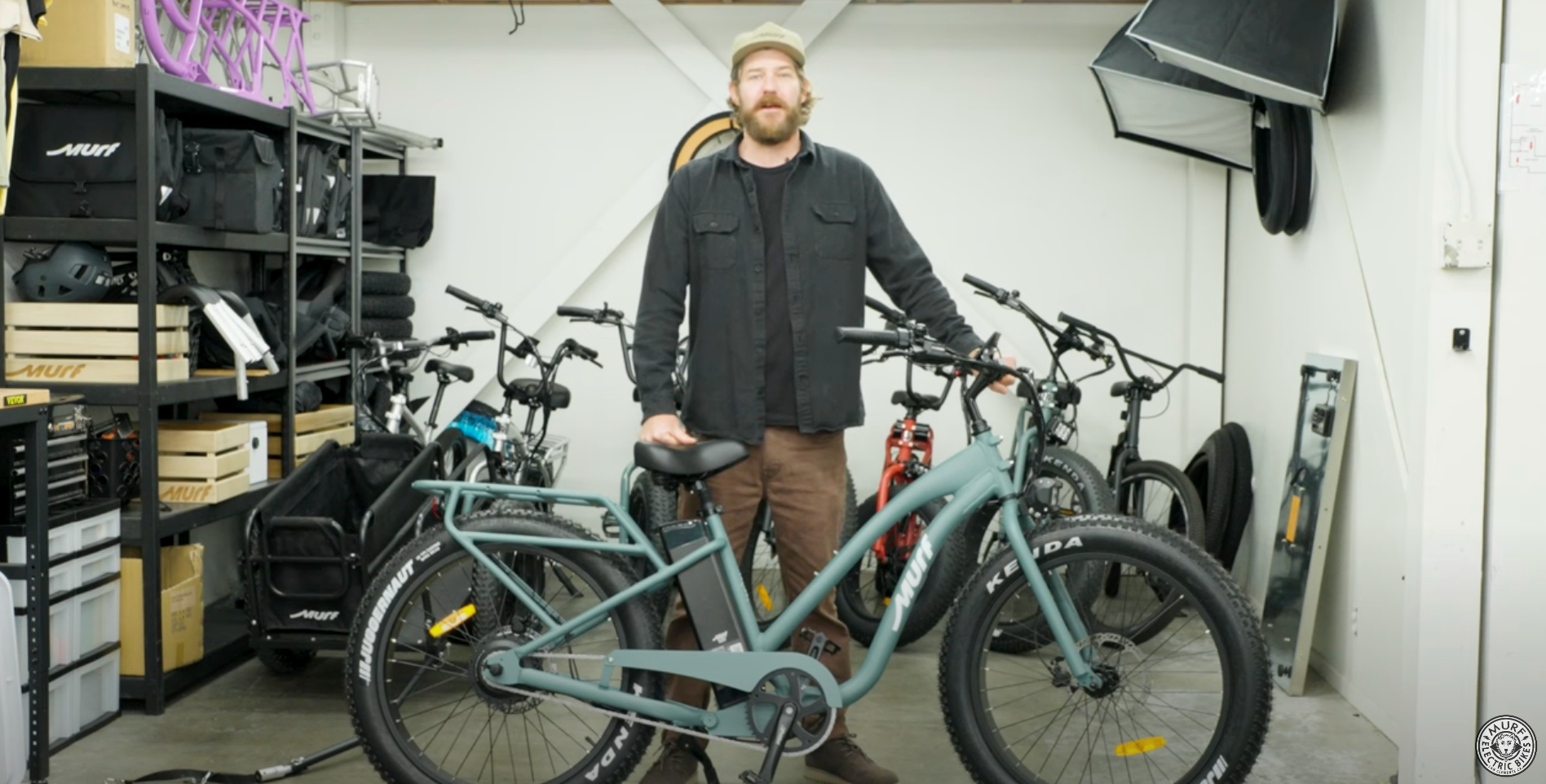 Load video: Step Thru Fat Tyre Electric Bike