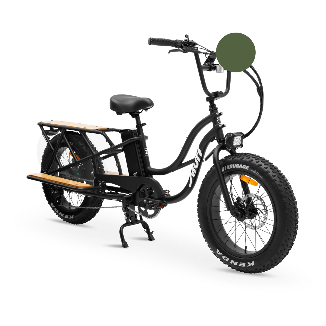 green cargo electric bike